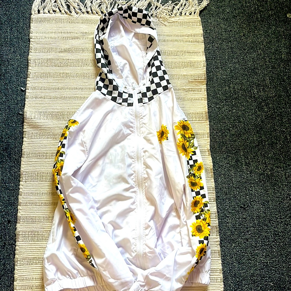 A sunflower windbreaker